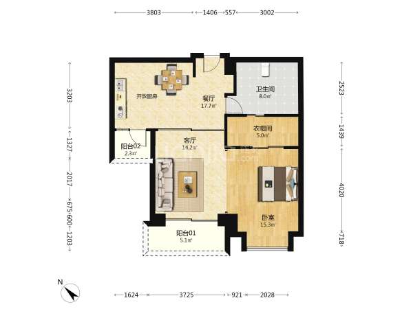 半岛城邦花园四期户型图
